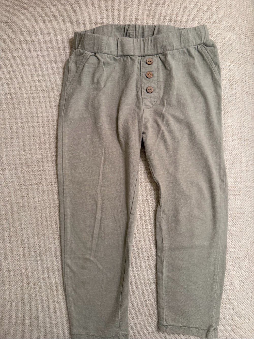 Rylee and Cru Thin Cotton Light Green Pants